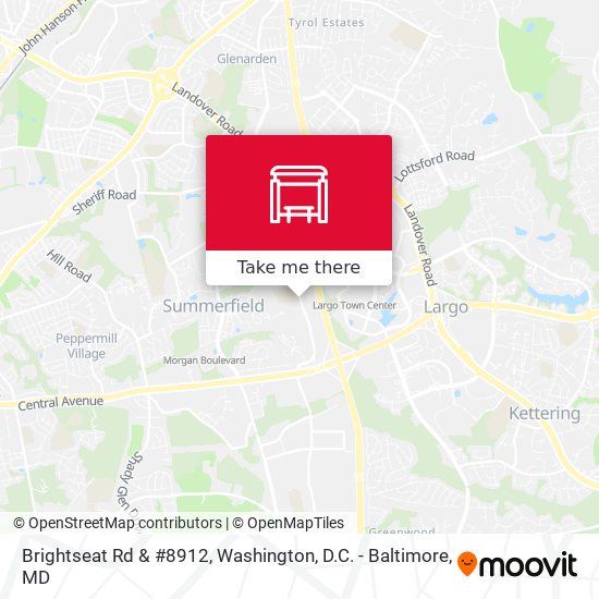 Mapa de Brightseat Rd & #8912