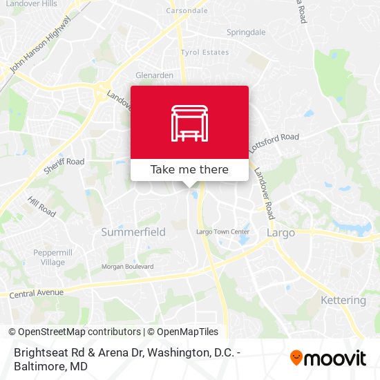 Mapa de Brightseat Rd & Arena Dr