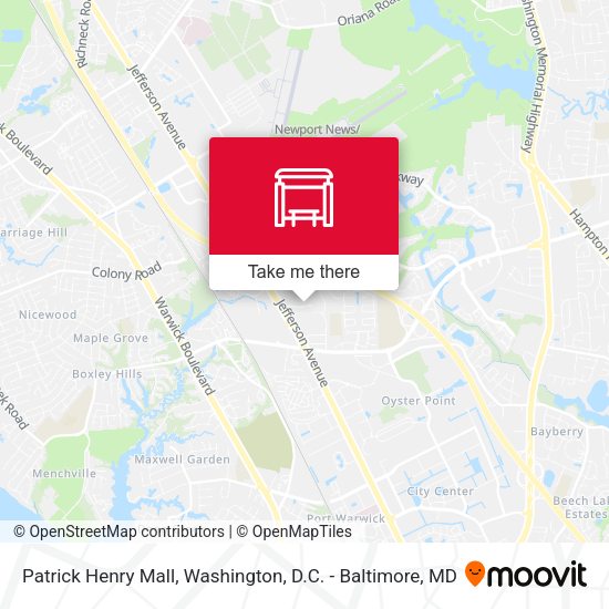 Patrick Henry Mall map