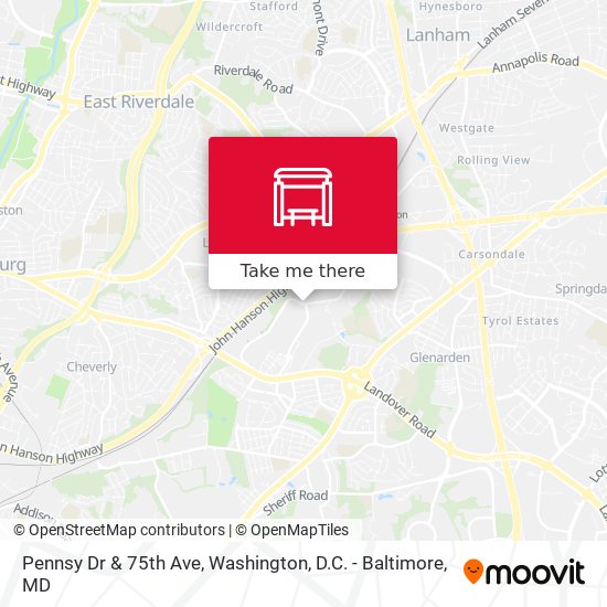 Pennsy Dr & 75th Ave map