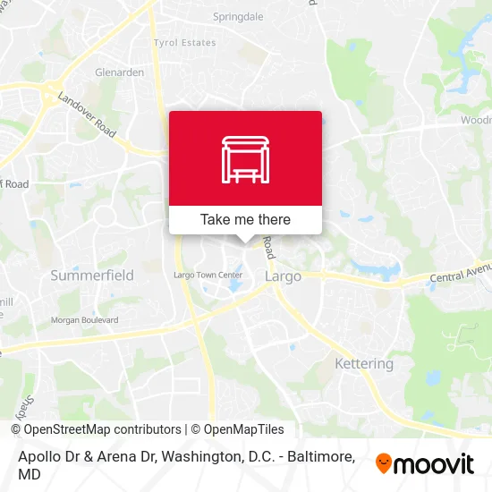 Apollo Dr & Arena Dr map