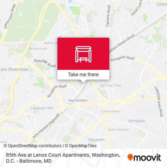 85th Ave at Lenox Court Apartments map