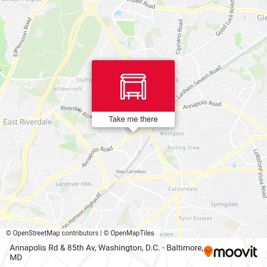 Annapolis Rd & 85th Av map