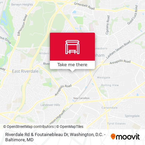 Riverdale Rd & Foutainebleau Dr map