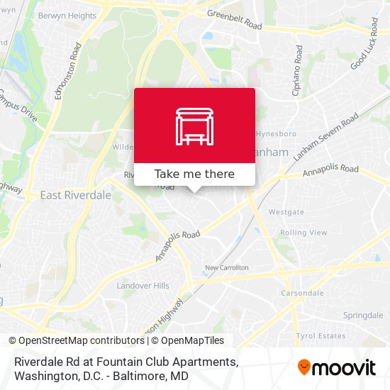Riverdale Rd at Fountain Club Apartments map