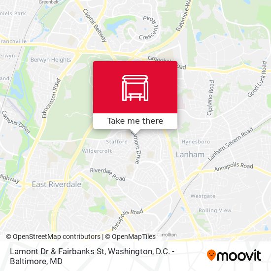 Lamont Dr & Fairbanks St map
