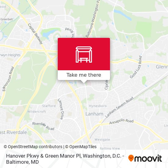Mapa de Hanover Pkwy & Green Manor Pl