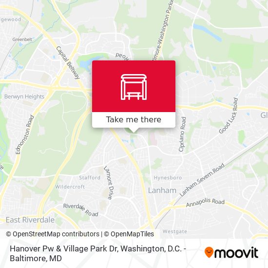 Mapa de Hanover Pw & Village Park Dr