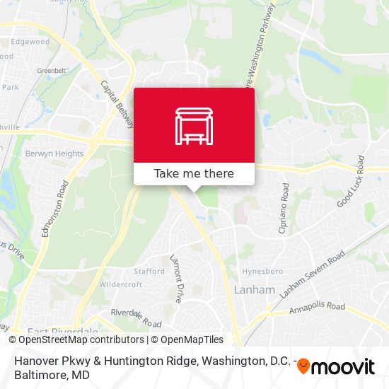 Mapa de Hanover Pkwy & Huntington Ridge