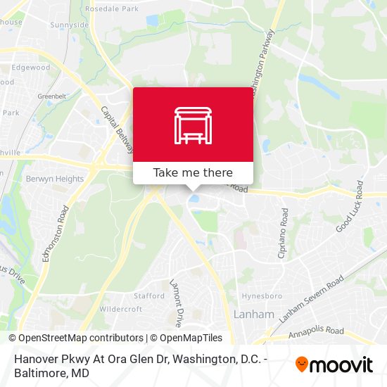 Mapa de Hanover Pkwy At Ora Glen Dr