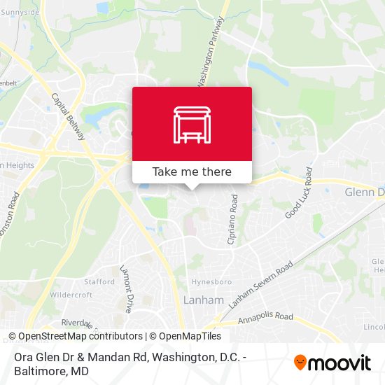 Mapa de Ora Glen Dr & Mandan Rd