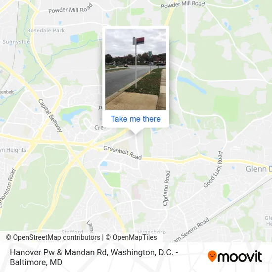 Hanover Pw & Mandan Rd map