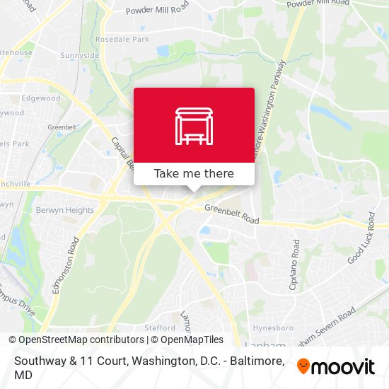 Mapa de Southway & 11 Court