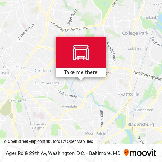 Ager Rd & 29th Av map