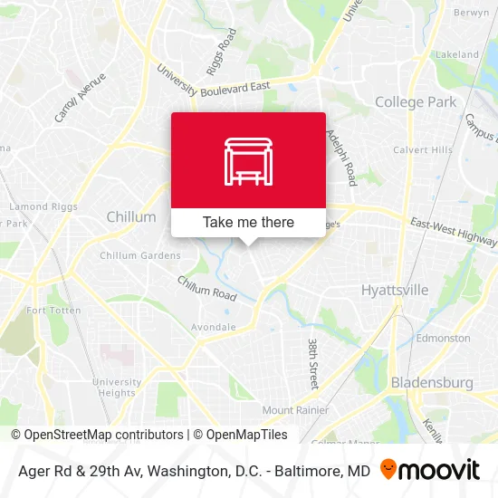 Ager Rd & 29th Av map