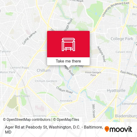 Ager Rd at Peabody St map