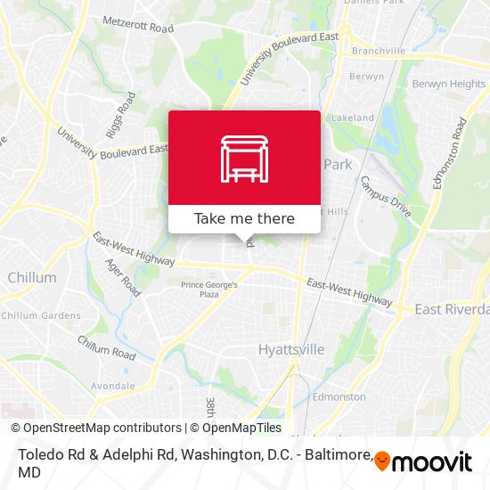 Mapa de Toledo Rd & Adelphi Rd