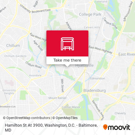 Hamilton St At 3900 map