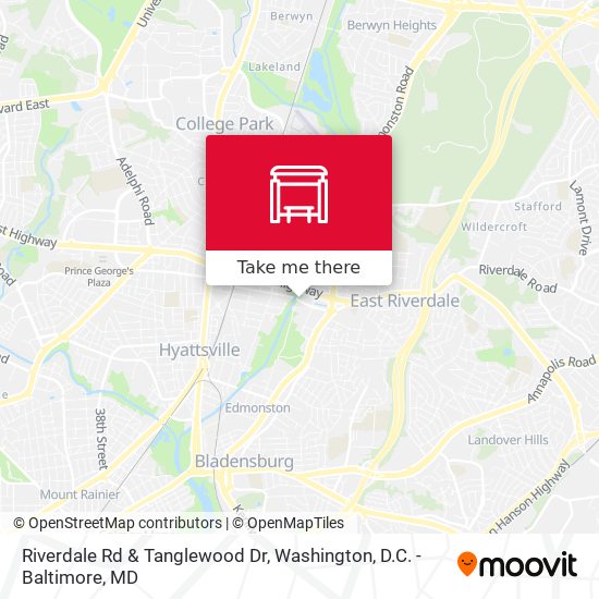 Mapa de Riverdale Rd & Tanglewood Dr