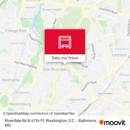 Mapa de Riverdale Rd & 67th Pl