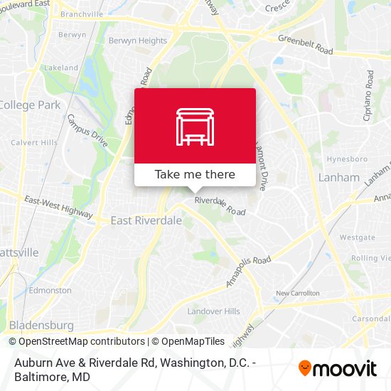 Mapa de Auburn Ave & Riverdale Rd