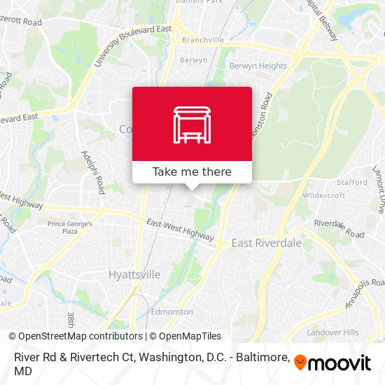 River Rd & Rivertech Ct map