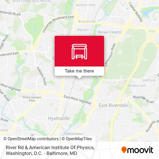 River Rd & American Institute Of Physics map