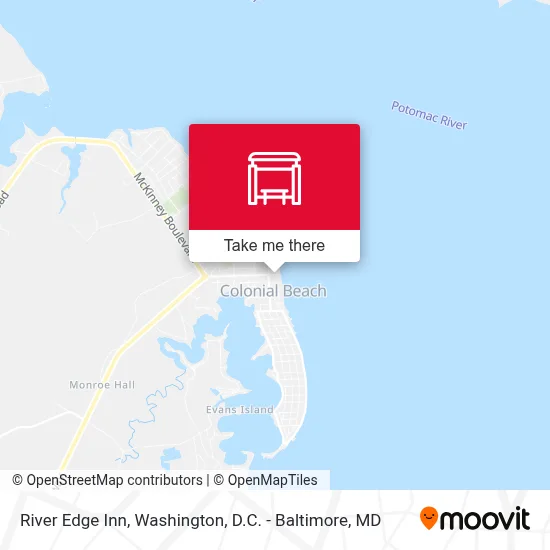 River Edge Inn map