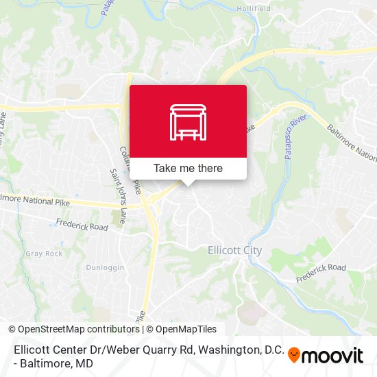 Mapa de Ellicott Center Dr / Weber Quarry Rd