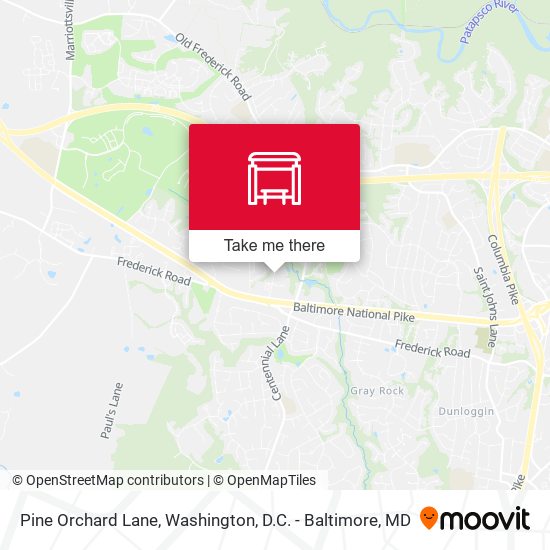 Mapa de Pine Orchard Lane