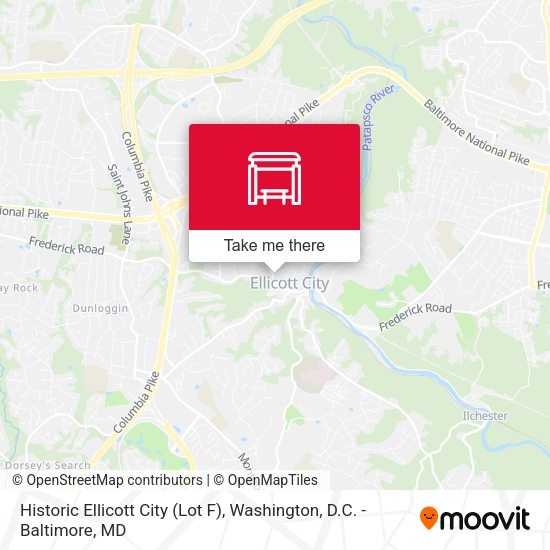 Mapa de Historic Ellicott City (Lot F)