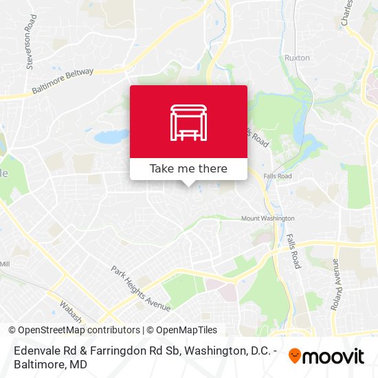 Edenvale Rd & Farringdon Rd Sb map