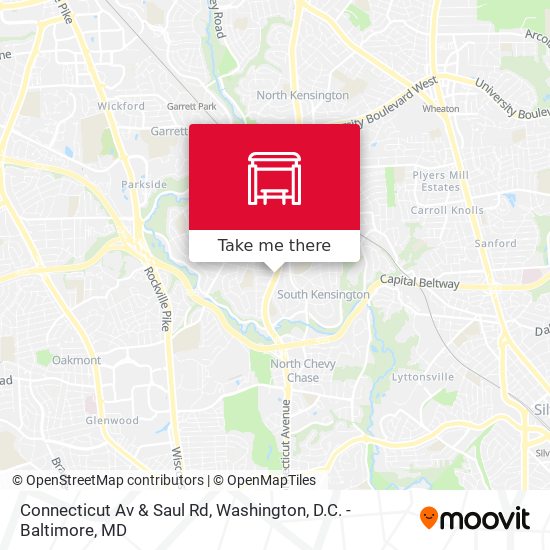 Mapa de Connecticut Av & Saul Rd
