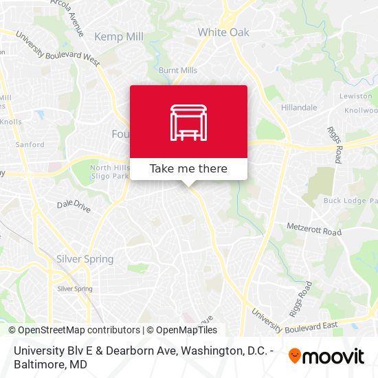 Mapa de University Blv E & Dearborn Ave