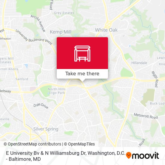 E University Bv & N Williamsburg Dr map