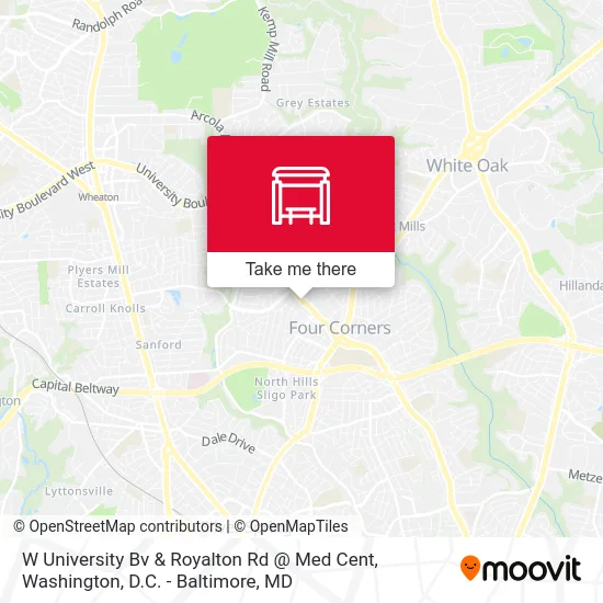 W University Bv & Royalton Rd @ Med Cent map