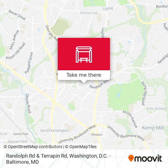 Mapa de Randolph Rd & Terrapin Rd