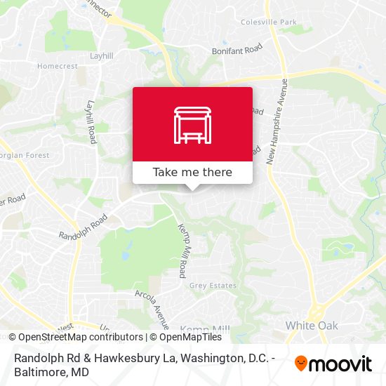 Mapa de Randolph Rd & Hawkesbury La