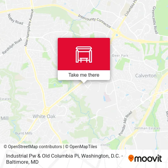 Industrial Pw &    Old Columbia Pi map