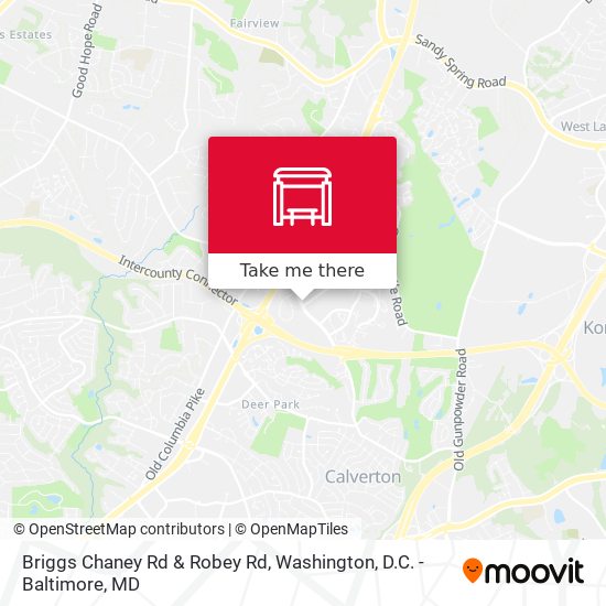 Mapa de Briggs Chaney Rd & Robey Rd