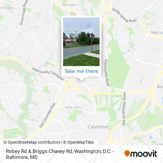 Mapa de Robey Rd & Briggs Chaney Rd