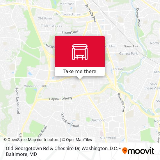 Old Georgetown Rd & Cheshire Dr map