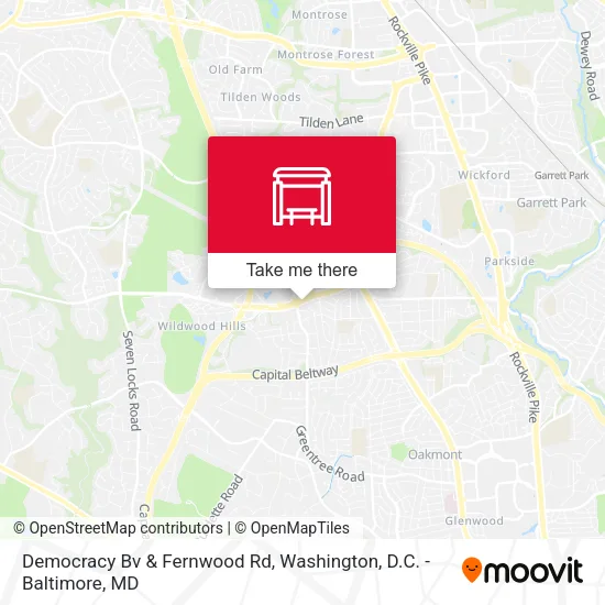 Democracy Bv & Fernwood Rd map