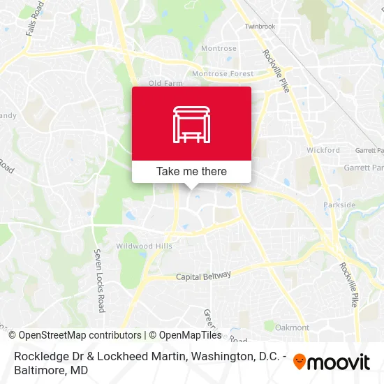 Rockledge Dr & Lockheed Martin map
