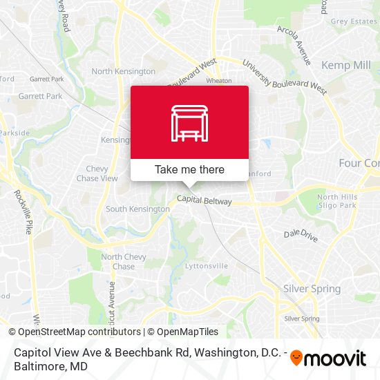 Mapa de Capitol View Ave & Beechbank Rd