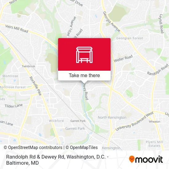 Mapa de Randolph Rd & Dewey Rd