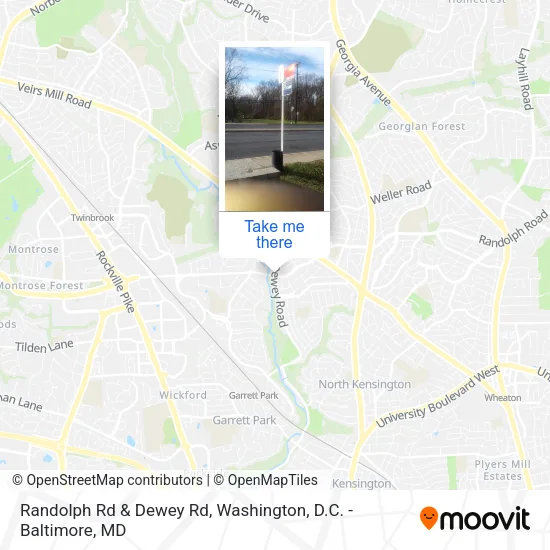 Mapa de Randolph Rd & Dewey Rd