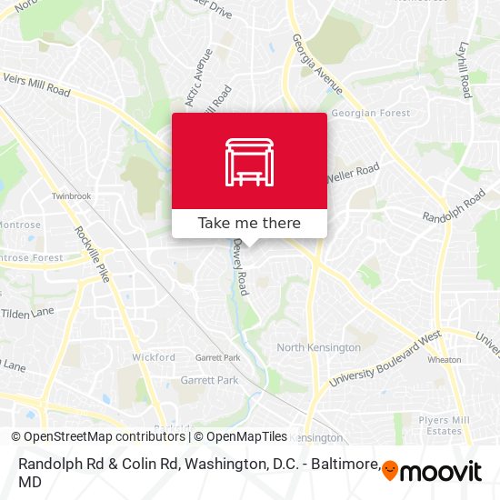 Mapa de Randolph Rd & Colin Rd