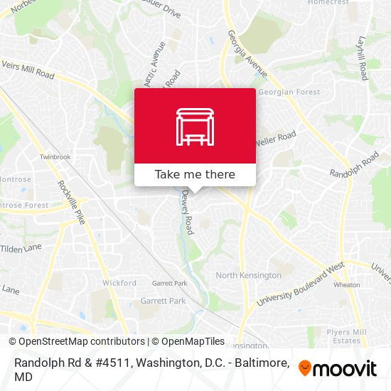 Mapa de Randolph Rd & #4511