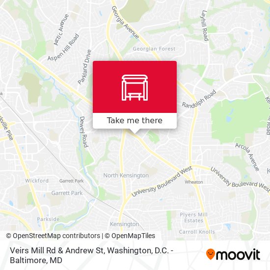 Veirs Mill Rd & Andrew St map
